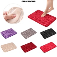 ONLYGOODS 40*60cm Bath Mat Feet Pad Pebbles Floor Bathtub Doormat
