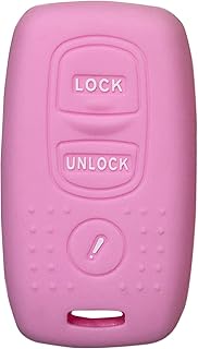 Key Fob Cover for Mazda MPV: 3 Buttons Key Fob Case Fit for Mazda Protege MPV Mazda-3 Speed3 6-Sport