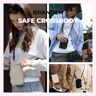 Branden Safe Crossbody Wallet Bag for Travel - 3 Colors