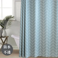 European Style Tarp Shower Curtain Set Free Punched Bathroom Door Curtain Window Curtain yu shi lian Curtain Occlusion Curtain