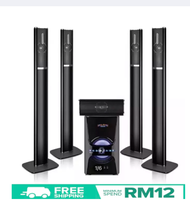 3D Blu Ray Smart Home Theatre System With Wireless Rear Speaker