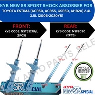 KYB GENUINE NEW SR SPORT ABSORBER (FRONT, REAR) FOR TOYOTA ESTIMA [ACR50, ACR55, GSR50, AHR20] (2006