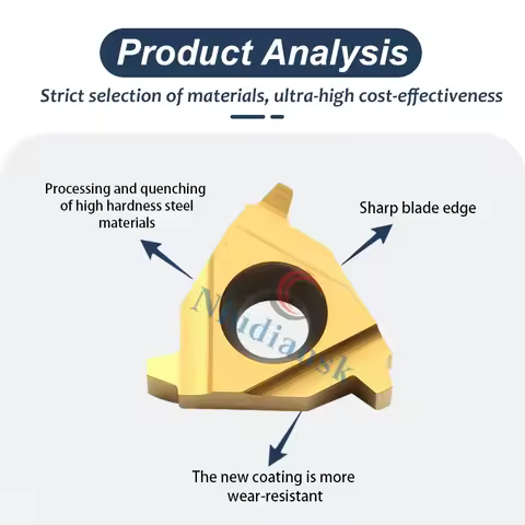CNC lathe Proces Threaded Blades 16ER/IR 1.5/2.0/2.5/3.0 TR 16ER/IR 8W/9W/10W/11W/12W/14W/16W/18W/19