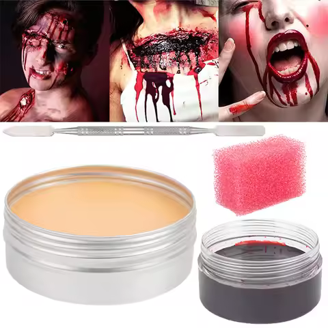 Scar Wax SFX Special Effects Makeup Wound Skin Makeup Halloween Fake Nose Stage Body Paint Fancy Fak