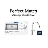 Blanco Quatrus Single Bowl Sink BUNDLE With GROHE Mixer Tap