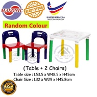 Maxonic Kids Study Table & Chair ABC Table & Chair Meja Kerusi Budak Kiddies Set Meja belajar meja k