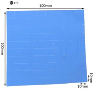 Thermal Pad 1mm Thermal Pad Cooler 10cm*10cm Thermal Pad Potong Silicone Cpu Gpu Processor Heatsink