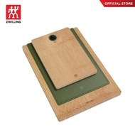 Zwilling ชุดเขียงไม้ไผ่ รุ่น Zwilling NOW จำนวน 3 ชิ้น สีเขียว Lime N