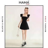 HAMA STORE H148 two-shoulder rhinestone dress - party