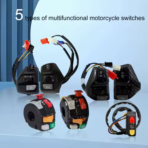 Domino Switch, Honey Switch, Motorcycle Converter Switch, 5 Types (Left+Right/Set) Or (Only Left/Rig