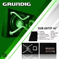 SUBWOOFER AKTIF GRUNDIG 10 IN SUBWOOFER 10INCH GRUNDIG BASSBOX