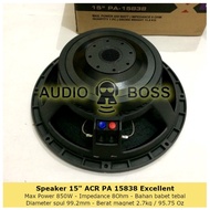 Speaker 15 Inch Excellent ACR Full Range 15838 - Speaker ACR 15" 15838