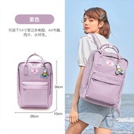 กระเป๋าเป้สะพายหลังผ้าแคนวาส Miffy สำหรับนักเรียนมัธยมปลายและมหาวิทยาลัย กระเป๋าใส่หนังสือสำหรับเดิน