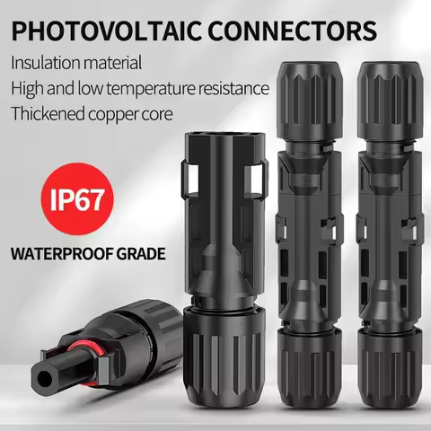 Free Shipping 400/200/100/10 Pcs Solar Connector PV Plug 1000V DC 30A Connectors Kit for Photovoltai