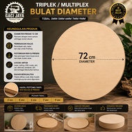 Round Plywood Diameter 72 CM | Round Plywood 72 cm Thickness 3mm 5mm 6mm 7mm 9mm
