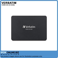 Verbatim 512GB Vi550 S3 SATA III 7mm 2.5" Internal SSD | Ipohonline