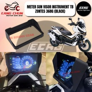 METER SUN VISOR INSTRUMENT TB ZONTES 368G (BLACK/CARBON)