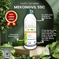 Thuốc trừ bệnh MEKONGVIL 5SC (chai 1 LÍT) Lộc Trời - Hexaconazole 50g/l Trừ bệnh phổ rộng
