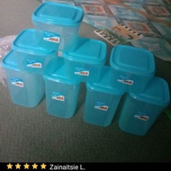 4PCS TOPLES KOTAK MINI / TOPLES PLASTIK 500 ML / TOPLES SEGI WARNA WARNI