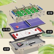 Table Tennis Small Children's Home 4-in-1 Ice Hockey Football Table41Indoor Billiard Table Sam Game 