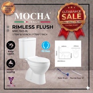 Mocha Italy - SUPER SUMMER SALES TWO-PIECE WATER CLOSET WC WITH FREE GIFT (MWC7605) YOO LIVING PACKA