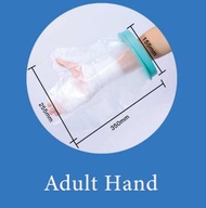 KF - 防水石膏套洗澡防水保護套手骨折受傷沐浴防水護理套（成人手）#(KFF)