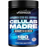 VITAMISAN Celulas Madres 180 Capsules - Stem Cell Blue Green Algae - Non GMO -Gluten Free AFA -Celul