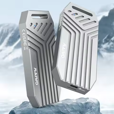 MAIWO M2 NVMe SSD Enclosure USB4.0 40Gbps Solid State External Hard Drive Case Portable SSD Box for 