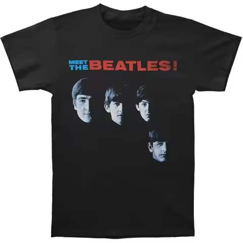 Beatles Meet The Beatles Vintage T-shirt High-end Luxury Is for Both Men and Women Top Y2k 2026 Summ