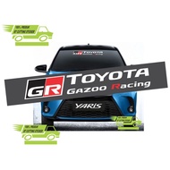 GR TOYOTA GAZOO RACING Sticker GR sport car Sticker/