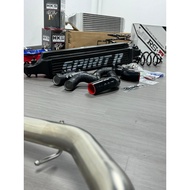 SPIRIT R HONDA CIVIC FC FE 1.5T INTERCOOLER KIT with chargepipe & boost pipe