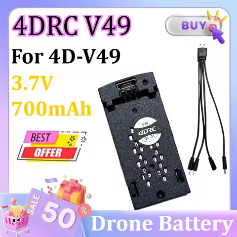 4DRC V49 3.7V 700mAh Drone Accessories Propeller Maple Leaf For 4D-V49 Drone Spare Parts V49 Battery