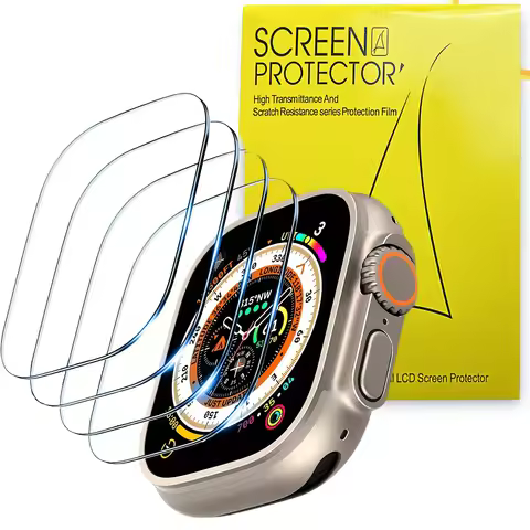 Tempered Glass for Apple Watch Ultra 3/2 49mm Screen Protector Anti-Scratch for iwatch Ultra Smartwa