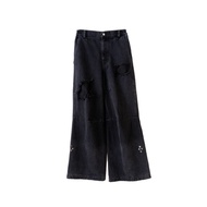 29offeb < Diamond Eyelet Erosion Trousers