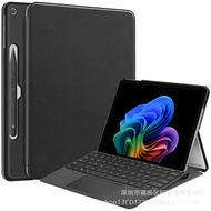 For Microsoft Surface Pro 12 Inch 2025 Custer Case Ultra-Thin PU-Leather Hard Shell For Surface Pro 