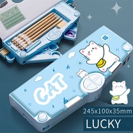 LORDWEY Hộp Đựng Bút Chì Hộp Đựng Vật Liệu Văn Phòng Phẩm Kỳ Lân Kawaii Estuche Đồ Dùng Học Tập Hộp