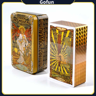 Golden Art Nouveau ไพ่ยิปซี ไพ่ทาโรต์ Tarot card (พร้อมส่ง🇹🇭) Iron Box Tarot