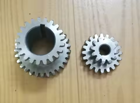 2pcs/set Teeth T29xT21 / T20xT12 Dual Dears Metal Lathe Gears double gears for lathe machine