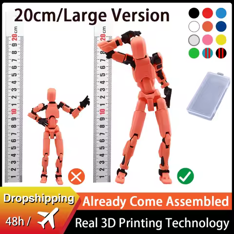 20CM Multi-Jointed Movable Shapeshift Robot 2.0 3D Printed Mannequin Dummy 13 Action Figures Toys Ki