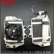 Water cooling engine radiator with fan for Xmotos Apollo Motorcycle Zongshen Loncin Lifan 150cc 200cc 250cc engine Acces