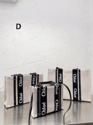 2️⃣星期到貨‼️ 🟨今年大熱 ❤️❤️❤️  Chloe Woody Tote Bag 帆布購物袋👜