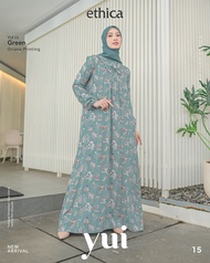 GAMIS DEWASA ETHICA YUI 15 BLACK CREAM GREEN BLUE || GAMIS KATUN DEWASA ETHICA (COD)