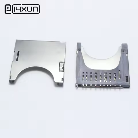 2pcs 10Pin SD Card Connector jack 2 in 1 Card Slot Self Push Pop-up PUSH jack