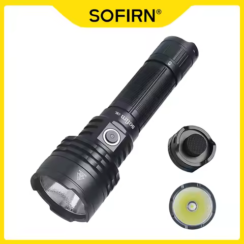 Sofirn-C8L 21700 Flashlight Powerful Tactical 3100lm XHP50D HI LED Torch EDC Type C Rechargeable Hun