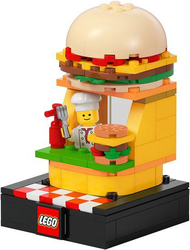LEGO Set - Bricktober Brick Bites Set 4/4 - Burger Stall (2024 Toys "R" Us Exclusive) - 87332-1-new