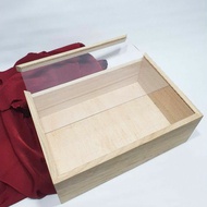 Acrylic Sliding Wooden Box 30x20x10 cm