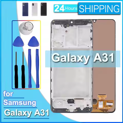 6.4" LCD for Samsung Galaxy A31 LCD Display Touch Screen Digitizer Assembly for Samsung A31 A315 Pho