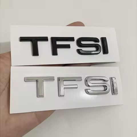 3D ABS Black TFSI Logo Letters Car Trunk Emblem Badge For Audi A3 A4 A5 A6 A7 A8 Q2 Q3 Q5 Q7 Q8 TFSI