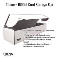 Theos - Card Storage Box 1000ct - Pokemon Card Box/MTG Card Box