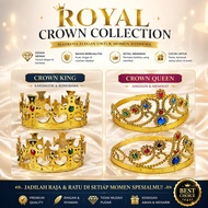 RATU [Retail] Crown King Crown Queen/ Crown Prince/ Crown/ Raja Queen Crown/ Prince Crown Party Acce